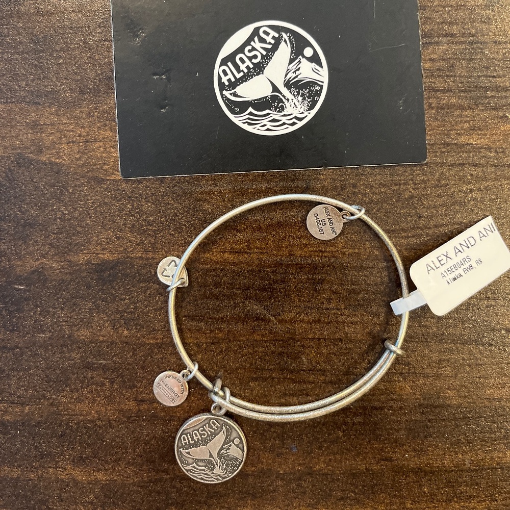 Alex and Ani Alaska bangle bracelet
